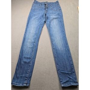 Refuge Jeans Womens Size 8 Blue Skinny Stretch Fade Comfort Casual Denim